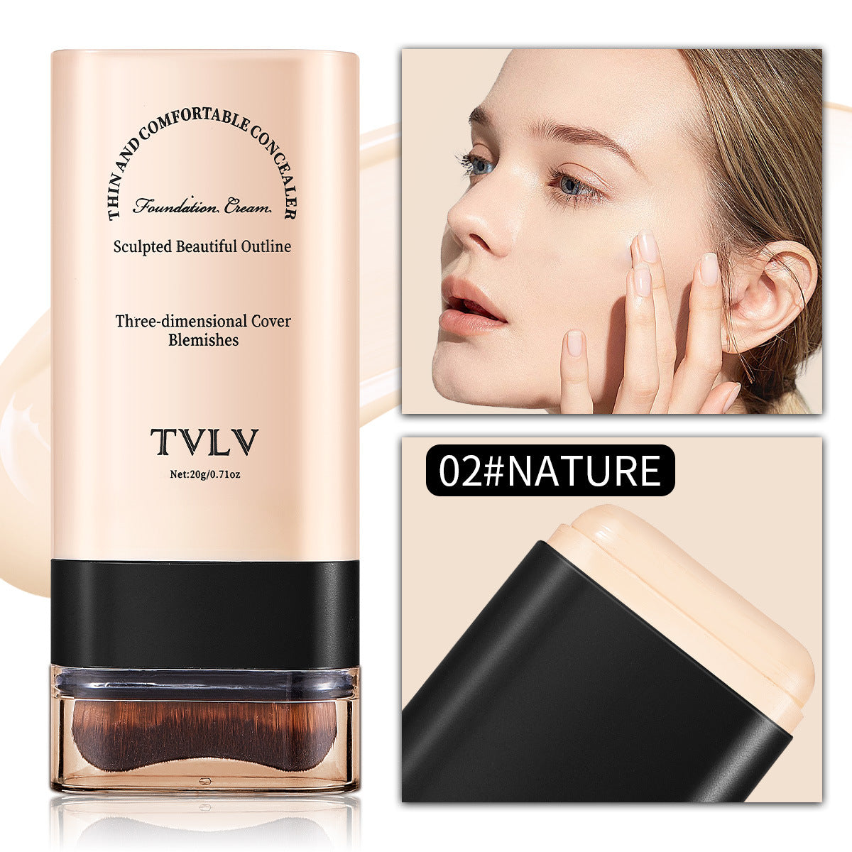 TVLV Eraser Stick Foundation: Own Your Day with a Featherlight Filter.