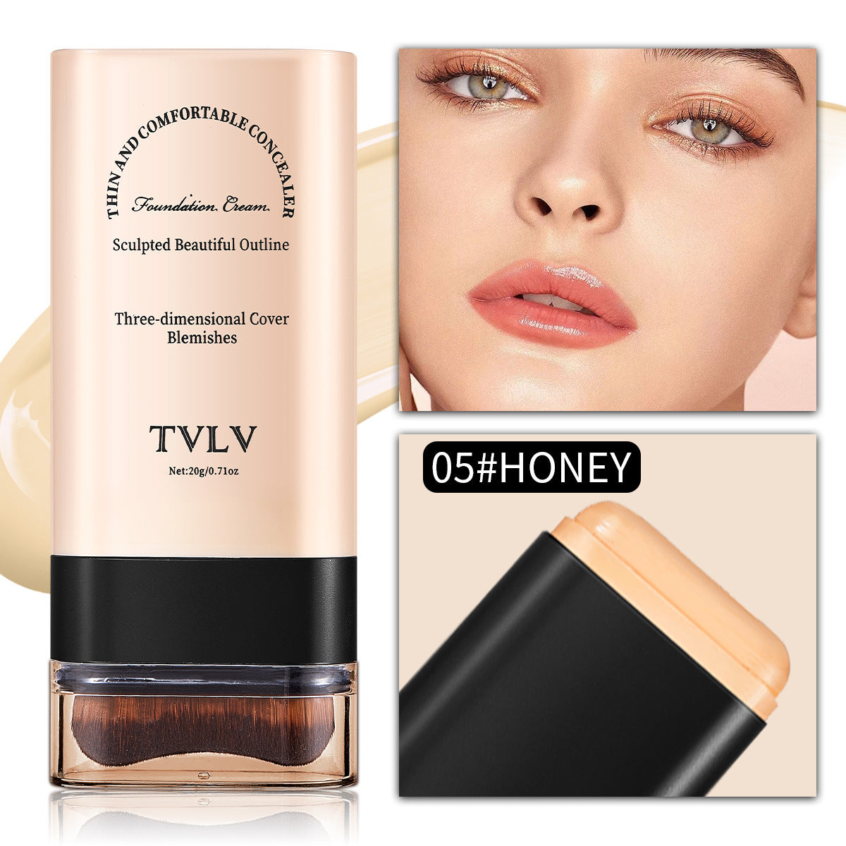 TVLV Eraser Stick Foundation: Own Your Day with a Featherlight Filter.