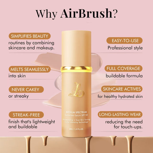 Magic Skin Tint | Color-Adapting Foundation SPF 50 Buildable Coverage, Natural Glow For All Skin Tones • Hydrating • Streak-Free