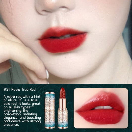 Lipstick Obsession: #405 Rotten Tomato & #21 Retro True Red – High-Pigment, Long-Lasting Shades for Glam Looks